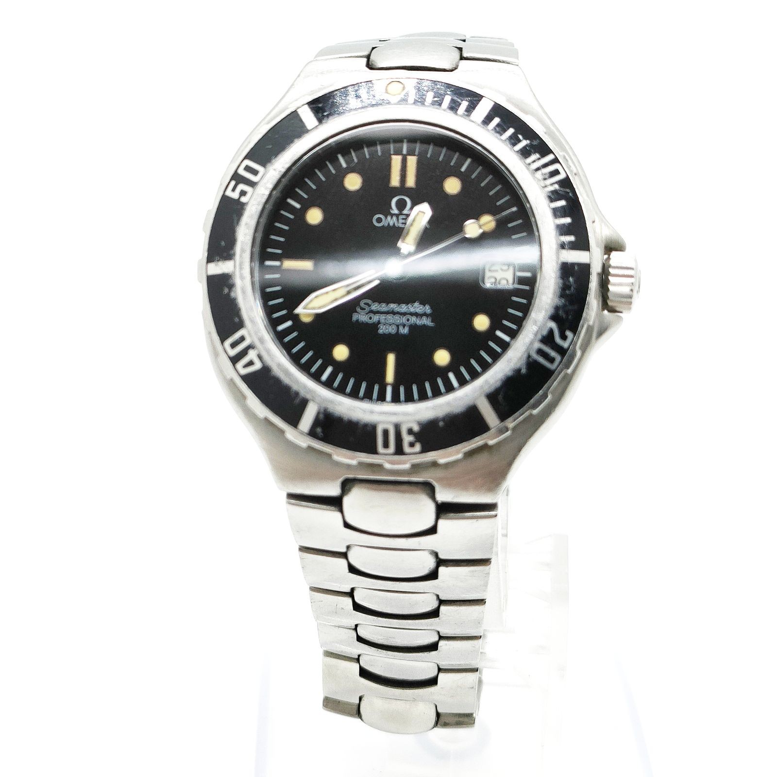 Omega Seamaster 36mm Women's Black & Silver Watch 396.1062 Ref 3563427