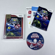 Super Mario Galaxy Wii (Nintendo Selects, 2007) CIB Complete Tested Video Game