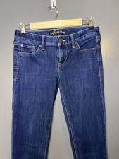Express Barely Boot Low Rise Jeans Womens 2L Medium Wash Blue Bootcut Tall Denim