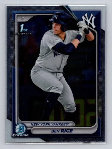 Ben Rice 2024 Bowman Chrome Baseball 1st Bowman 💎 Yankees ⚾️ #BCP-186