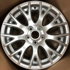 17x7.5 Alloy Wheel Silver 9 Y Spoke 5x112 Fits 2005-2008 Audi A4 17x7.5 Alloy Wheel Silver 9 Y Spoke 5x112 Fits 2005-2008 Audi A4