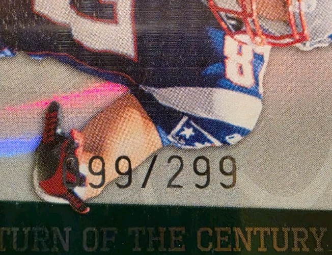 2010 Donruss Elite Rookie Rob Gronkowski Turn Of The Century Auto 99/299 PSA 9 view 3