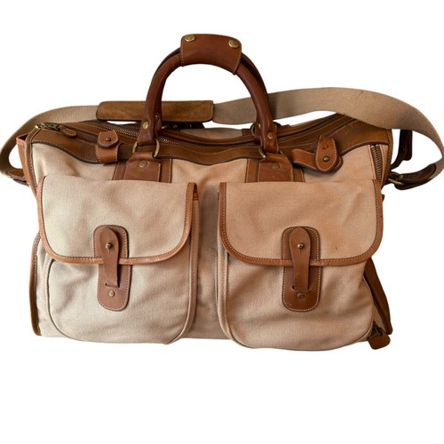 Vintage 1984 Ghurka No 2 Express Duffle Bag Marley Hodgson Canvas Leather G1570