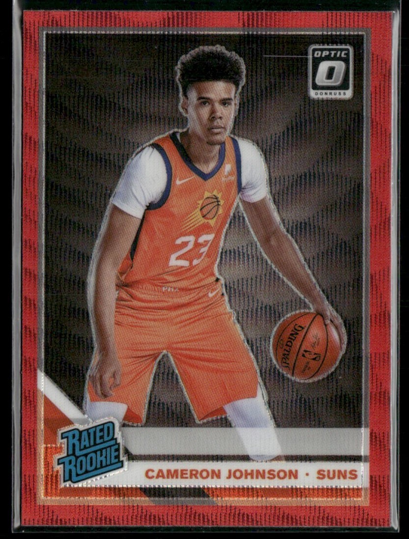 Cameron Johnson 2019-20 Panini Donruss Optic Red Wave Tmall Prizm RC #200