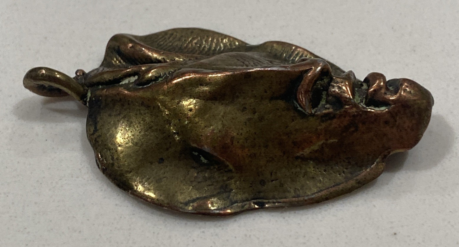 DRAMATIC Brutalist Abstract FACE MASK Pendant Nec… - image 3