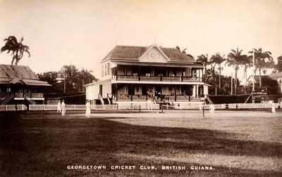 Georgetown Cricket Ground British Guiana 1910 Old Illustration Photo