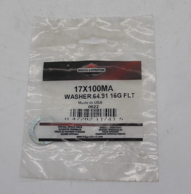 #ad NLA Genuine OME B amp; S Murray Washer 17X100MA FACTORY SEALED $6.99