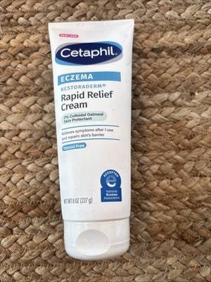 New Cetaphil Eczema Restoraderm Flare-up Relief Cream 8oz Steroid Free