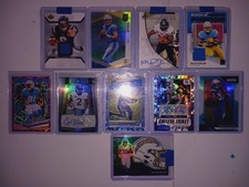 Los Angeles Chargers Sports Card Team Bundle Lot Of 10