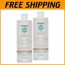 Gentle Zinc Shampoo 16 Oz, 2-Pack - Perfect for All Hair Types & Manageability