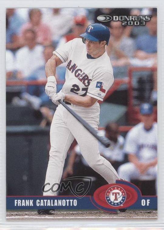 2003 Donruss Frank Catalanotto #213 0f4