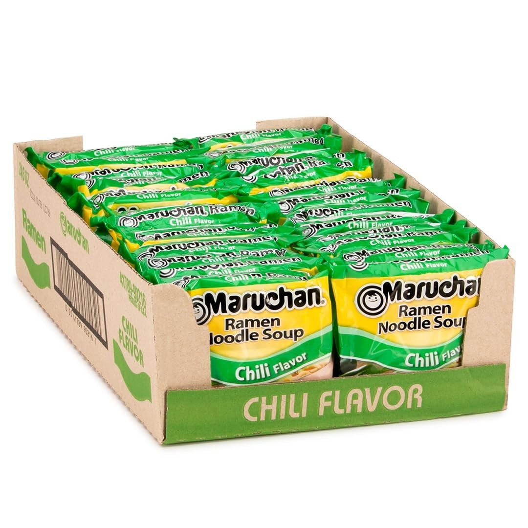 Fideos ramen chile instantáneos listos para comer comidas 3 OZ 24 unidades