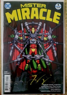  MISTER MIRACLE #1 DC SIGNED TOM KING NM with COA HOT KEY  