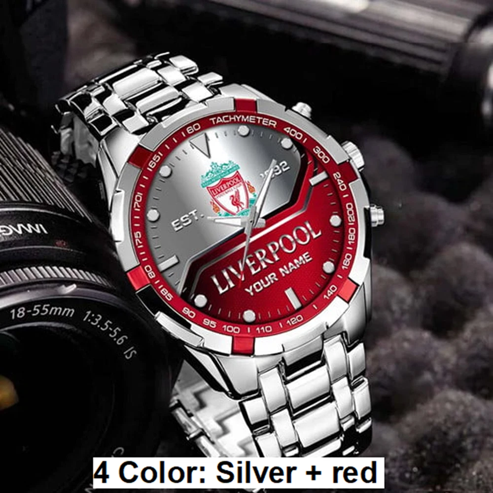 Personalize Watch Liverpool Japanese Quartz Tachymeter Waterproof Men's Quartz Watch