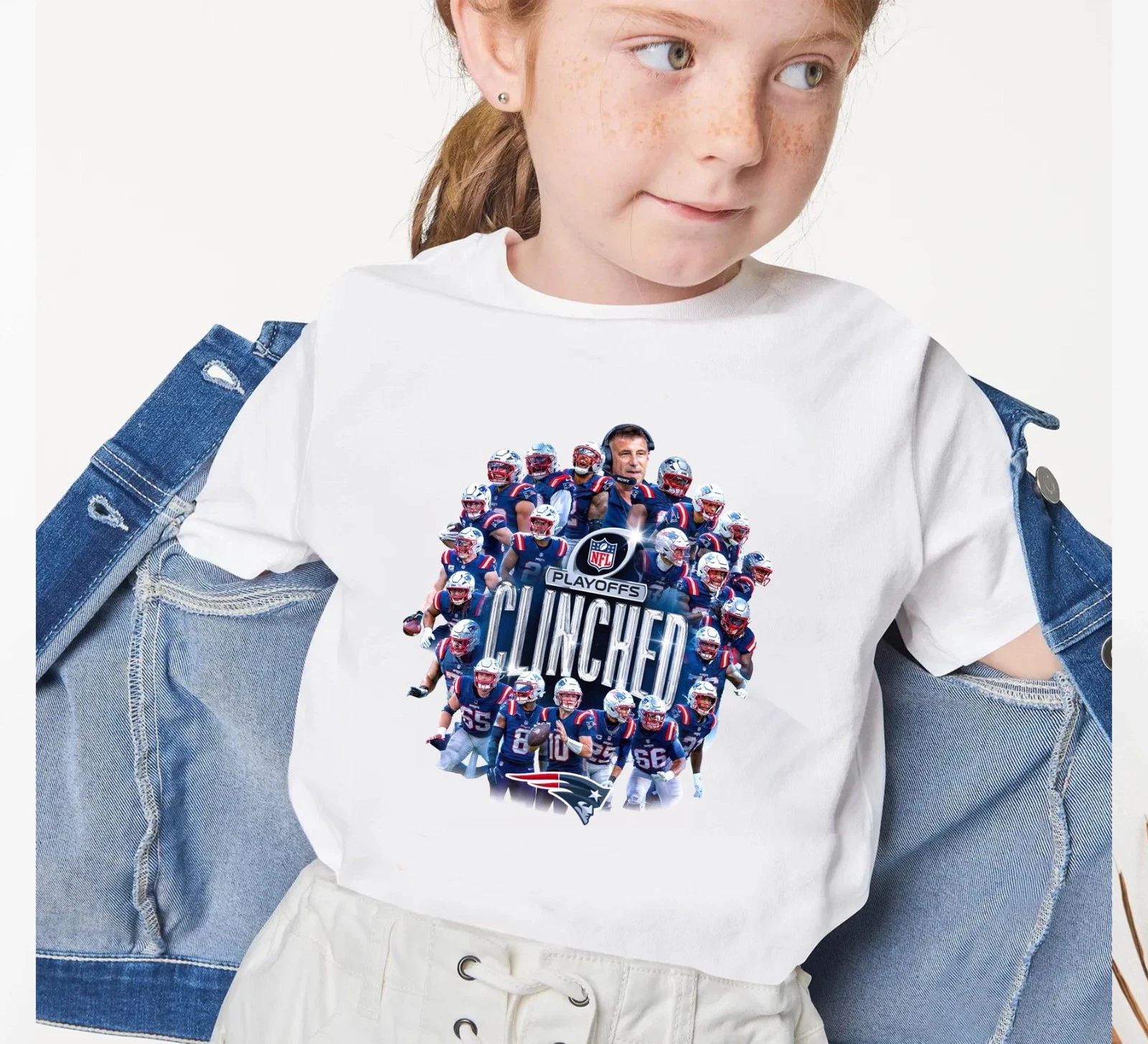 New England Patriots Let's Go Playoff T-Shirt