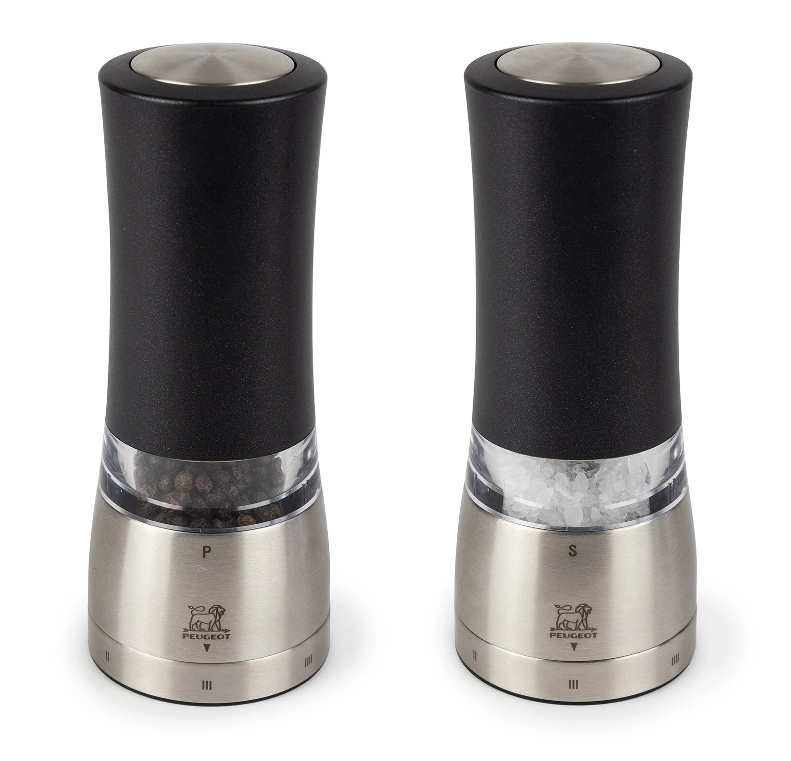 Peugeot Daman Electric Salt and Pepper Mill 2 Piece Set, Iridescent Black,
Opens in a new window or