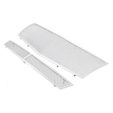 Fits 2008-2013 Cadillac Cts11-14 Coupe Stainless Chrome Mesh Grille Combo Fits 2008-2013 Cadillac Cts11-14 Coupe Stainless Chrome Mesh Grille Combo