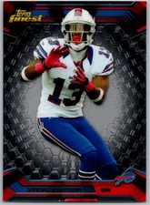 2013 Finest 13 Steve Johnson    Buffalo Bills Football Card