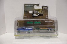 GreenLight HITCH & TOW 1981 Chevrolet C-20 Special + Flatbed Trailer CHASE