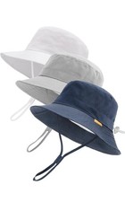 FURTALK Baby Toddler Sun Hat Kids Bucket Hat UPF 50 3 Pack