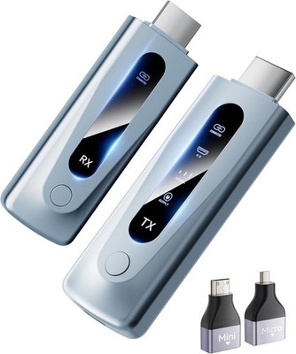 Wireless HDMI Extender 328FT 5G 4K Decode 1080P