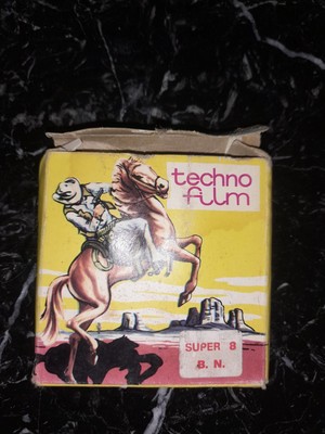 Super 8 Avventure Western PELLICOLA Vintage Techno film W4 L'ORDA INDIANA