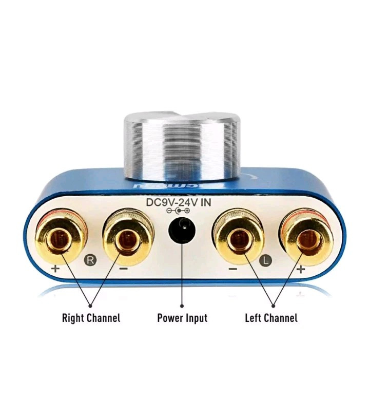 F900 Mini Bluetooth Power Amplifier Wireless Audio Receiver with 12V DC Adapter