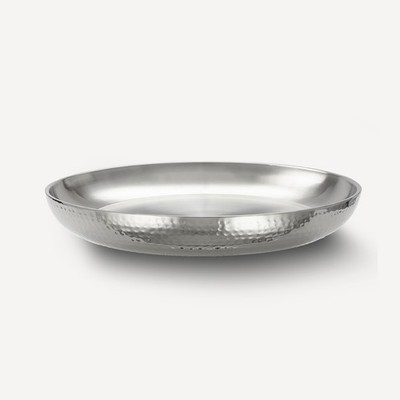 American Metalcraft DWHSEA14 14 in Double Wall Hammered Seafood Tray