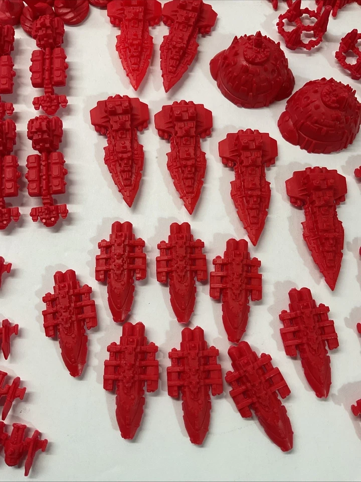 Twilight Imperium 3ª Edición ROJO Ejército Piezas y Tecnología Tarjetas de Repuesto Foto 4 de 4