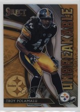 2020 Panini Select Unbreakable Silver Prizm Troy Polamalu #U21 HOF 0ne7