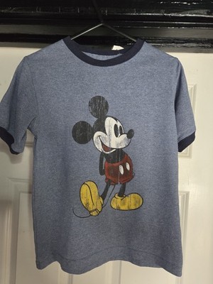 Disneyland Resort Mickey Mouse Disney blau Ringer T-Shirt Erwachsene Größe S #12