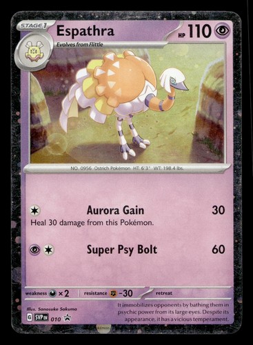 Espathra 010 Scarlet & Violet Promo Pokemon Holo NM