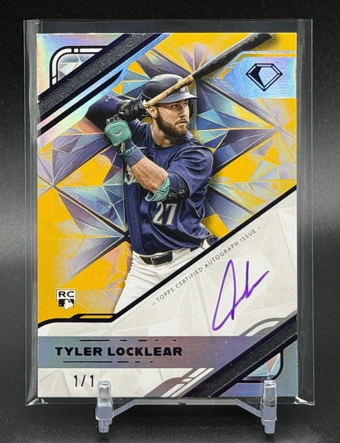 2025 Topps Diamond Icons⚾️Tyler Locklear Purple Ink Auto RC #1/1💥Diamondbacks💥