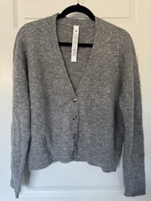 Lululemon Women's Alpaca Wool-Blend Cardigan Sweater, NWT, HCMG, Size M or S