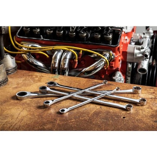 72-Tooth 12-Point Metric XL GearBox Double Box Ratcheting Wrench Set (17-Piece) - Picture 5 of 12
