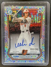 2026 Bowman Wehiwa Aloy Chrome Auto Speckle Refractor 1st Prospect #/299 Orioles