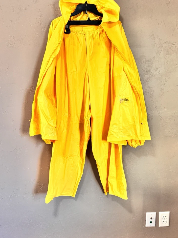 Stearns Rain Suit Adult XL Yellow Jacket Pants - Image 2 of 4