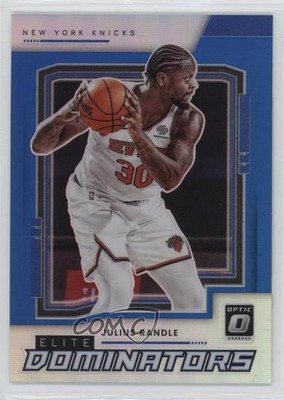 2021 Panini Donruss Optic Elite Dominators Blue Prizm 18/49 Julius Randle 1gt6