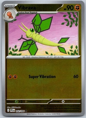 Vibrava Reverse Holo Common ME02: Phantasmal Flames 052/094 NM