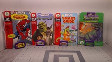 LeapPad Interactive 4 Books And Cartridges.  Grade 1-3