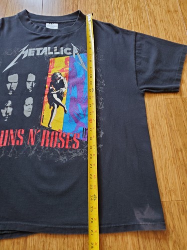 Camiseta De Colección 1992 Metallica & Guns N Roses Tour L/XL Brockum Faith No More - Imagen 11 de 11