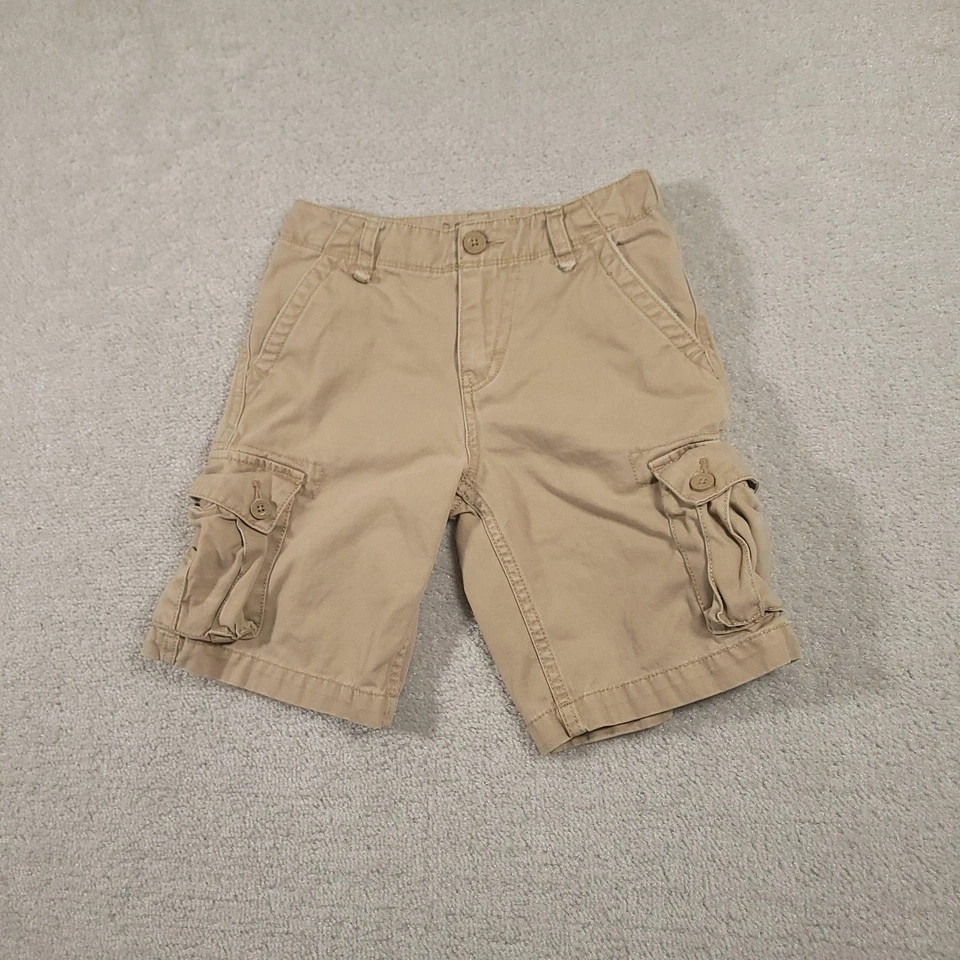 Pantalones Cortos Carga Levis Niños Medianos Utilidad Bolsillos Cintura Ajustable Verano Exterior Foto 2 de 4