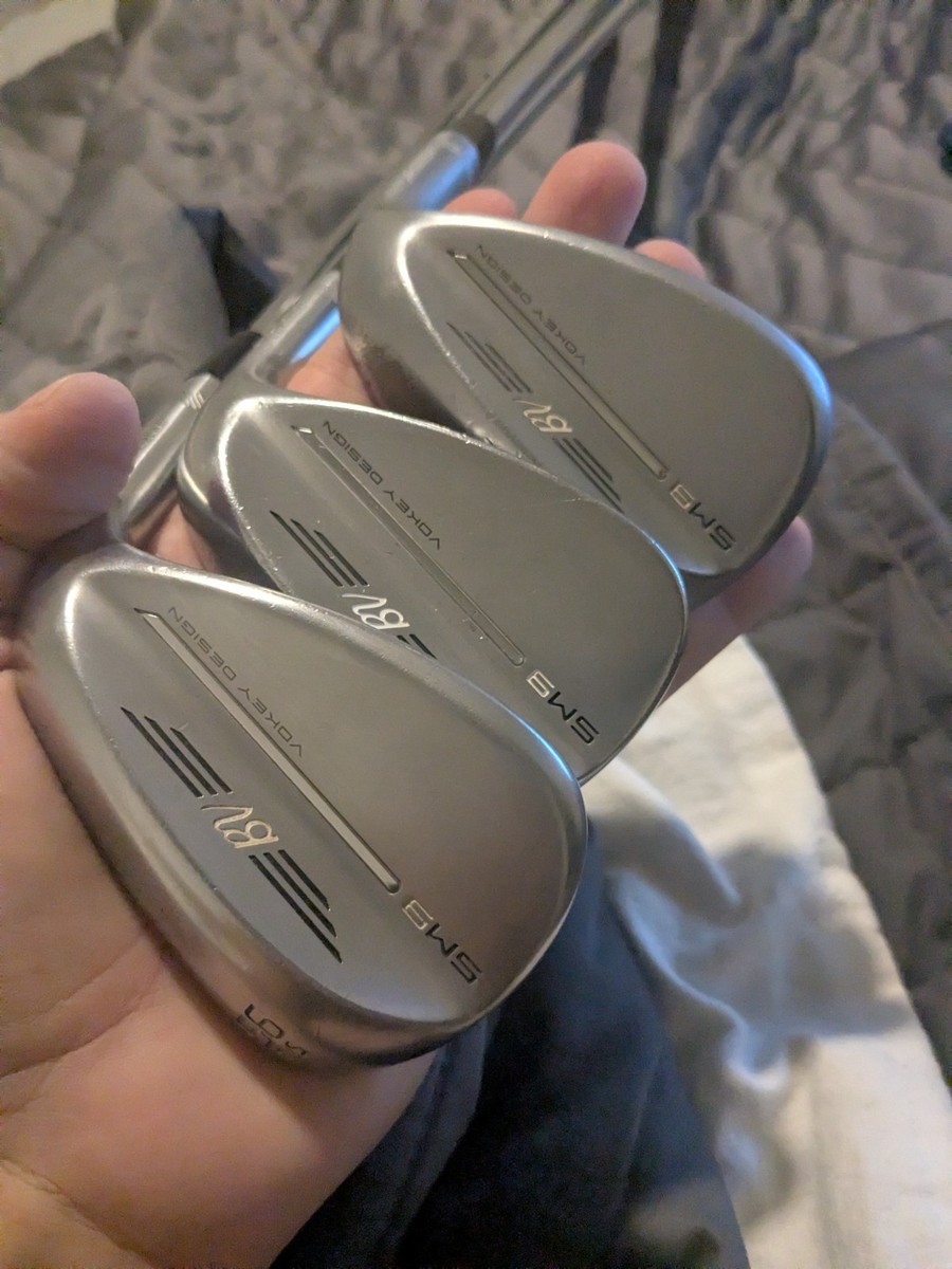 Right Titleist SM9 tour chrome wedge set.52,56,60.vokey. | eBay