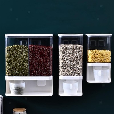 Müsli Reis Eimer, Trockenfutter Spender, Gewürzregal, Arbeitsplatte,