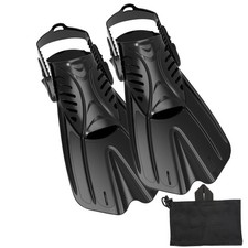 Diving fins Snorkeling Gear for Adults Snorkel fins  Swim fins Open Adjustable
