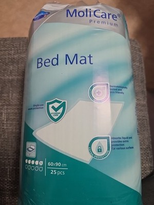 2 x Bettschutzeinlage  Moli Care Premium Bed Mal 60 x 90 cm 25 Stck