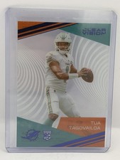 Panini 2020 Clear Vision Tua Tagovailoa Miami Dolphins Rookie Card #d /99 RC. rookie card picture