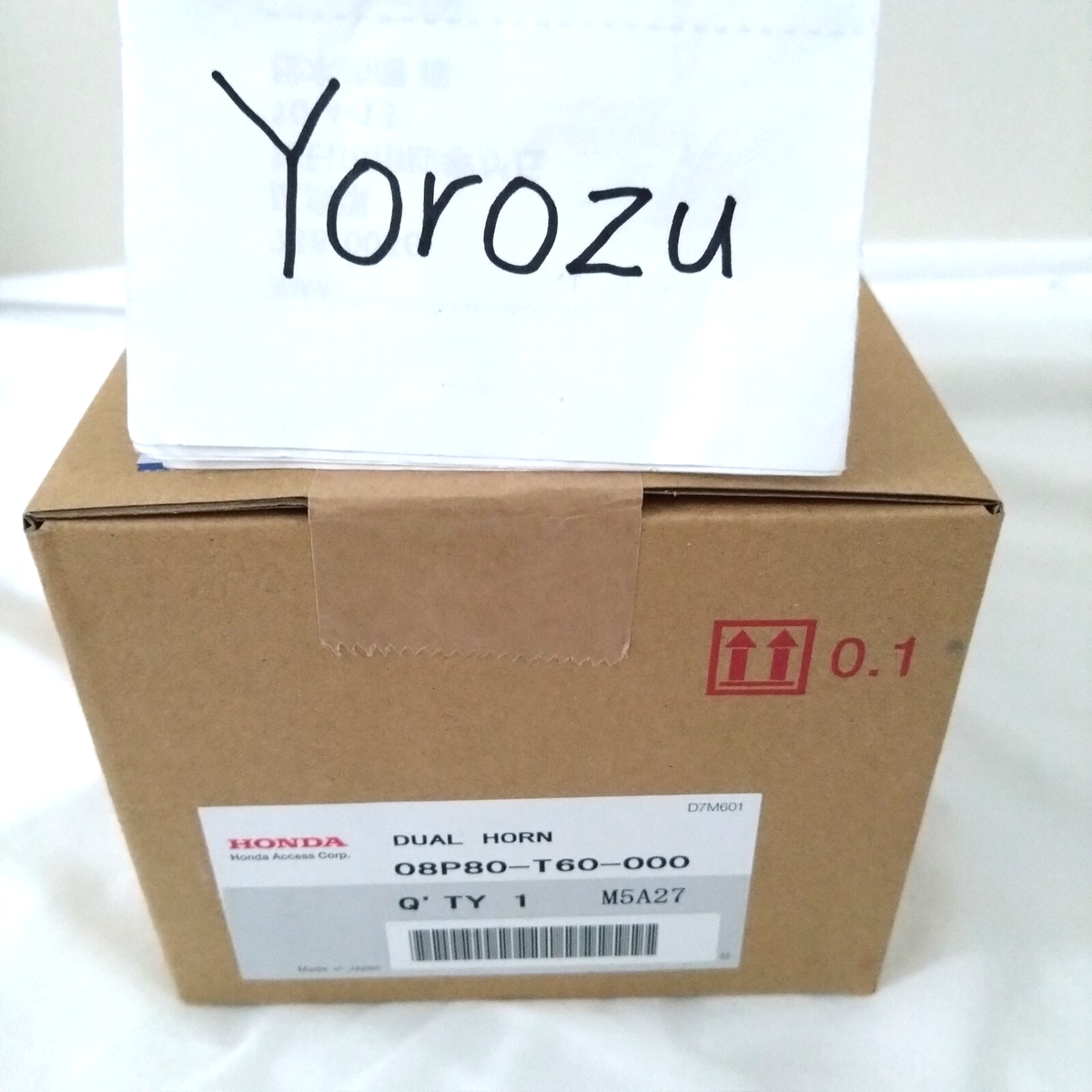 HONDA CIVIC TYPE R FL5 Euro Horn OEM JDM 08P80-T60-000 Japan Parts