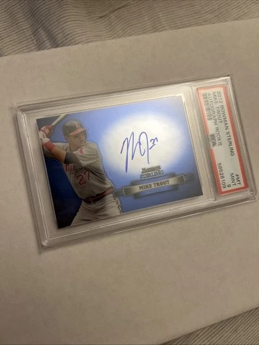 2012 Topps Bowman Sterling Mike Trout Auto Rookie PSA 9 Angels