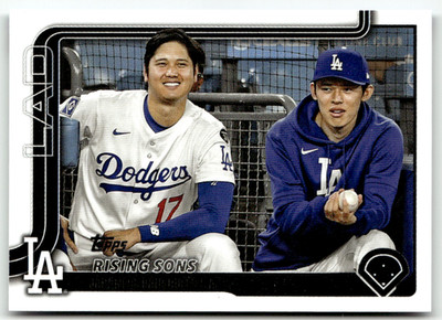 2025 Topps Update Series MLB No. US269 Shohei Ohtani Roki Sasaki Veteran Combos